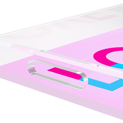 Love Acrylic Rectangle Decorative Tray, by Nicolette Mayer 