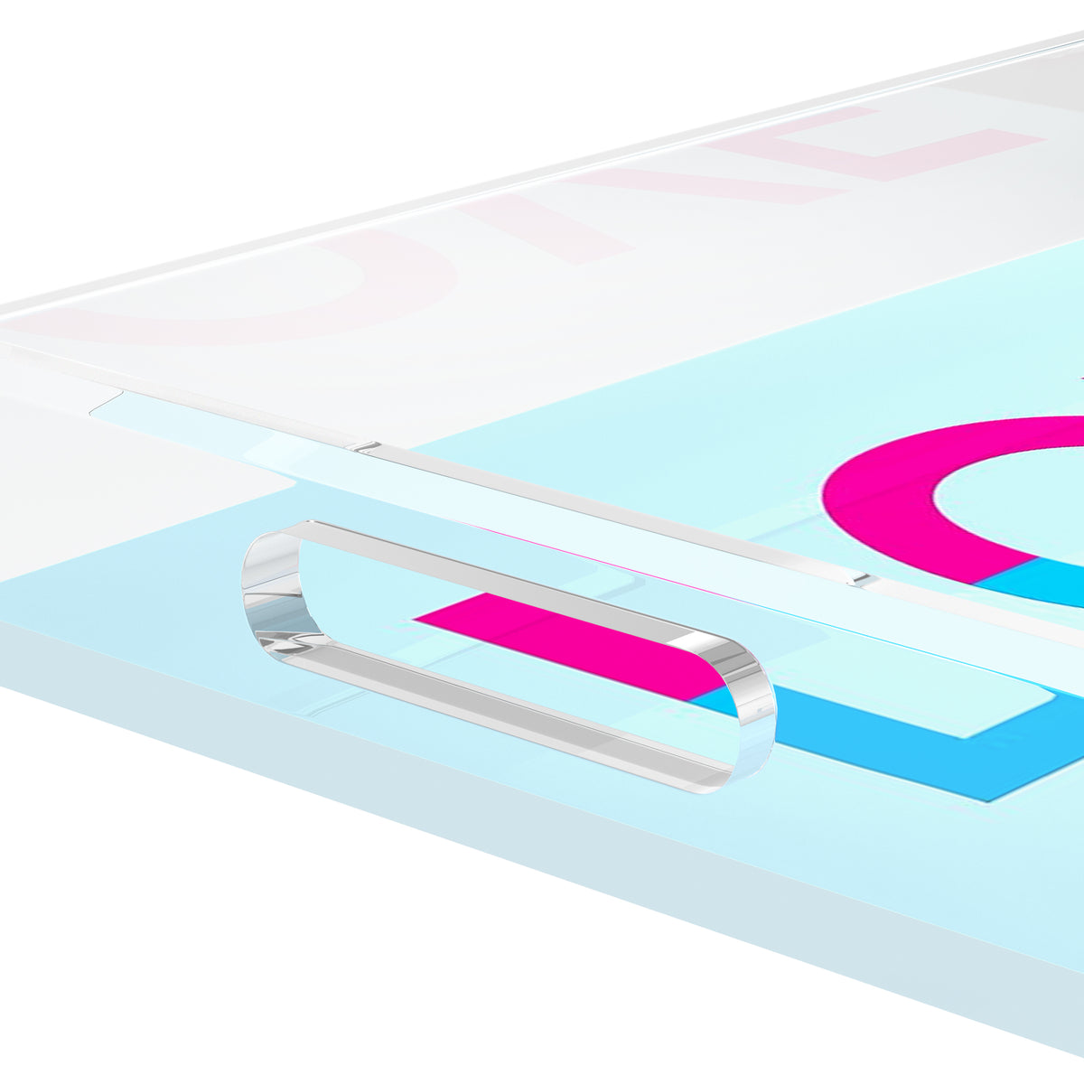 Love Acrylic Rectangle Decorative Tray, by Nicolette Mayer 