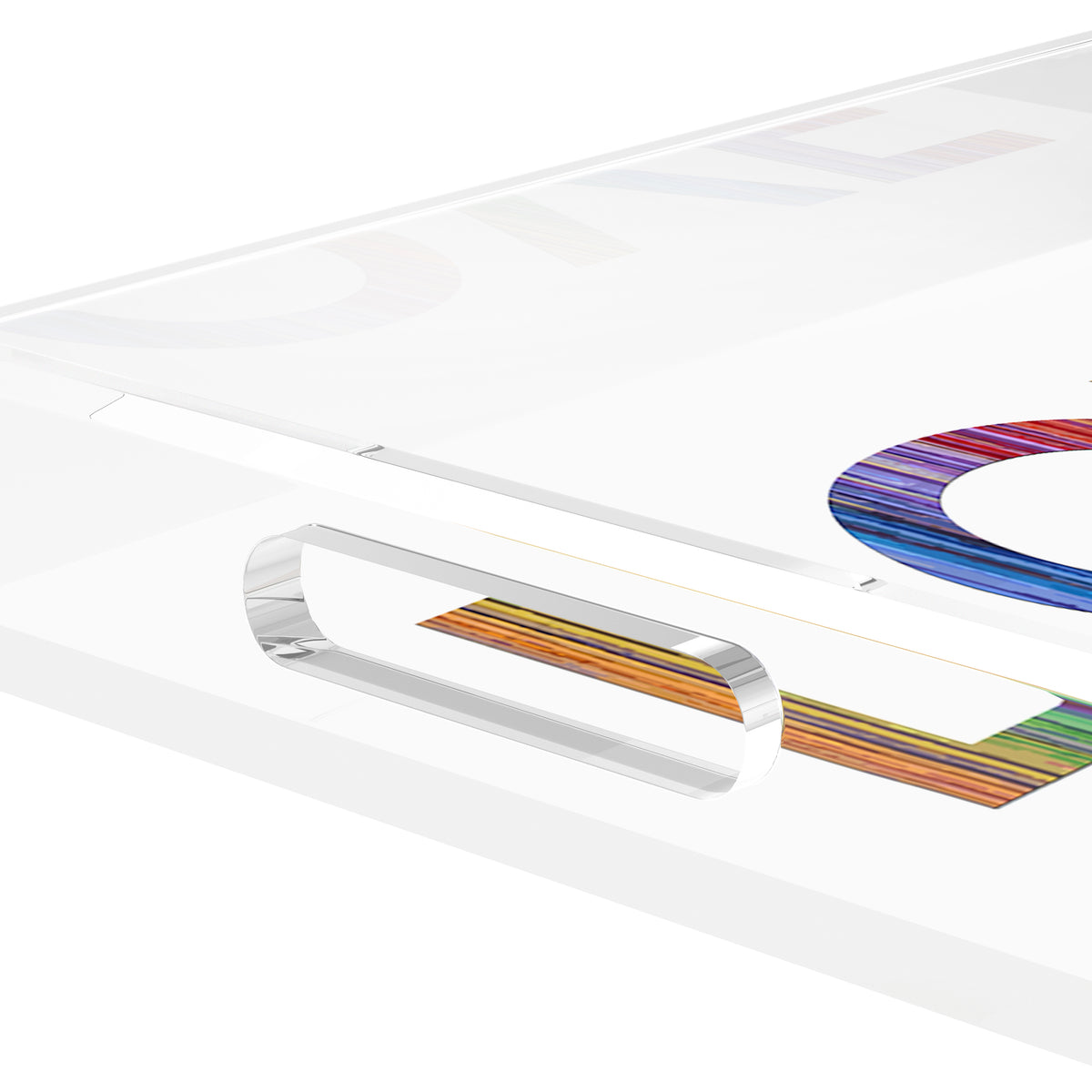 Love Acrylic Rectangle Decorative Tray, by Nicolette Mayer 