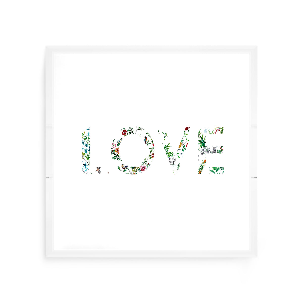 Love Lost Pavillion Acrylic Decorative Tray, 12 x 12 in. by Nicolette Mayer 