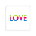 Love Rainbow Acrylic Decorative Tray, 12 x 12 in. by Nicolette Mayer 
