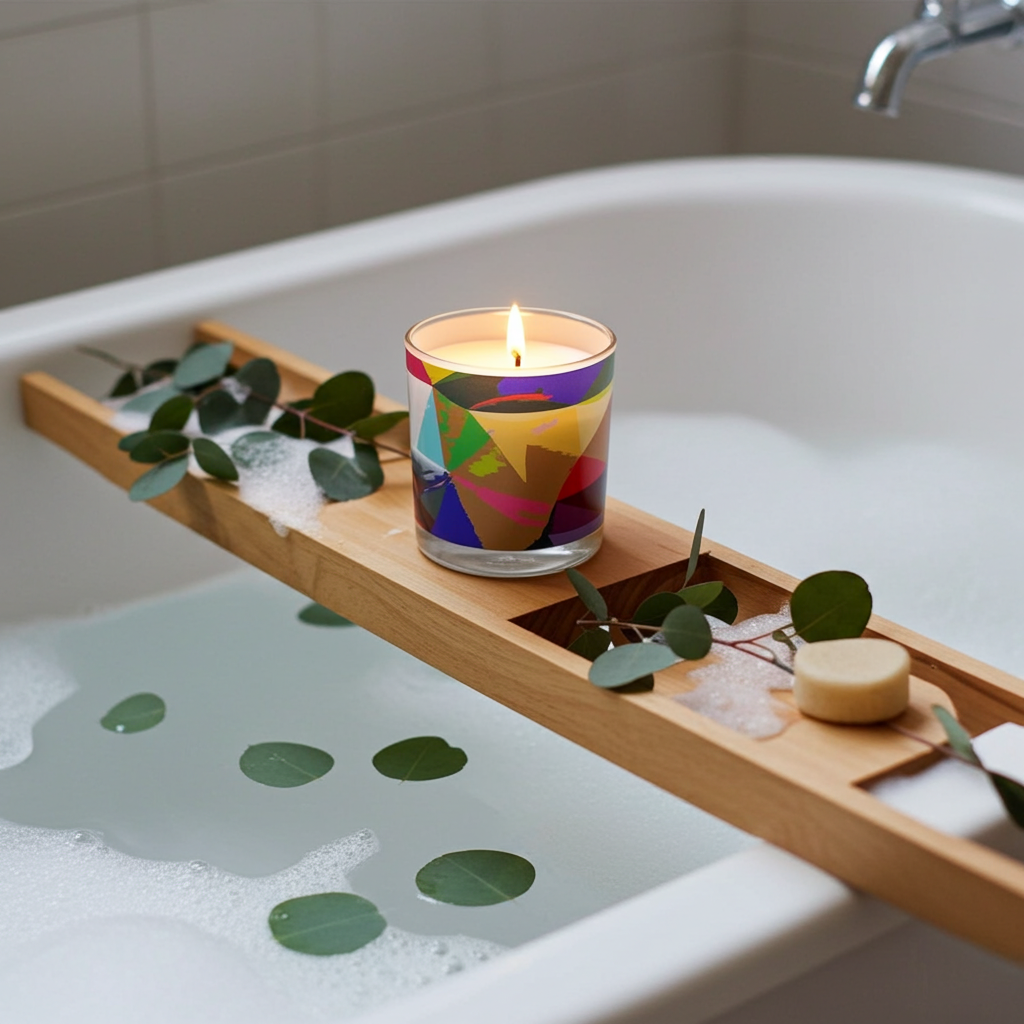 Ode to Okuda Candy Candle