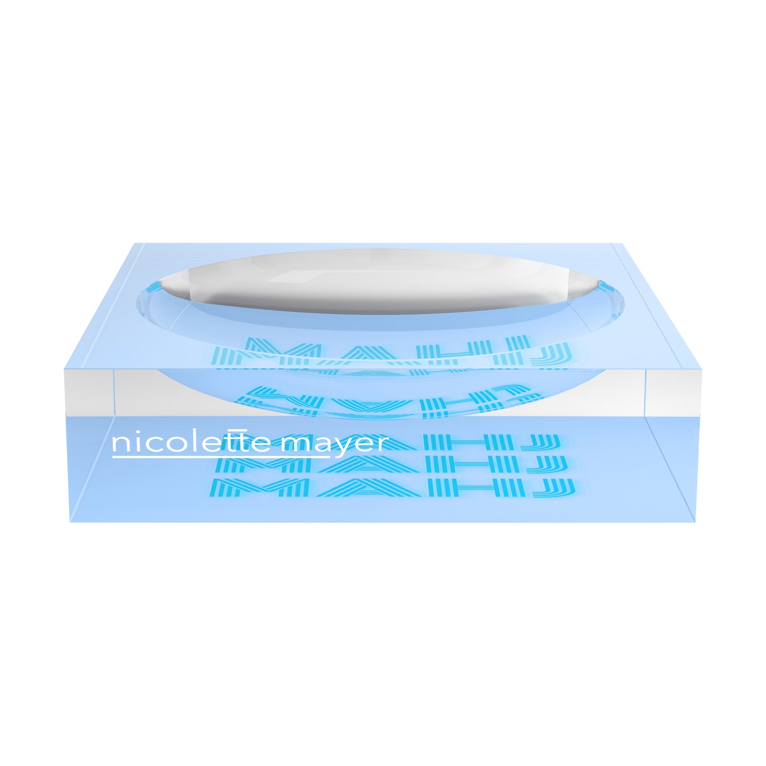 Mahj Mahj Mahj Blue Mahjong Candy Catchall Dish