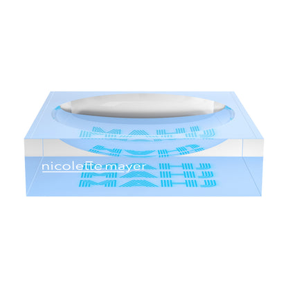 Mahj Mahj Mahj Blue Mahjong Candy Catchall Dish