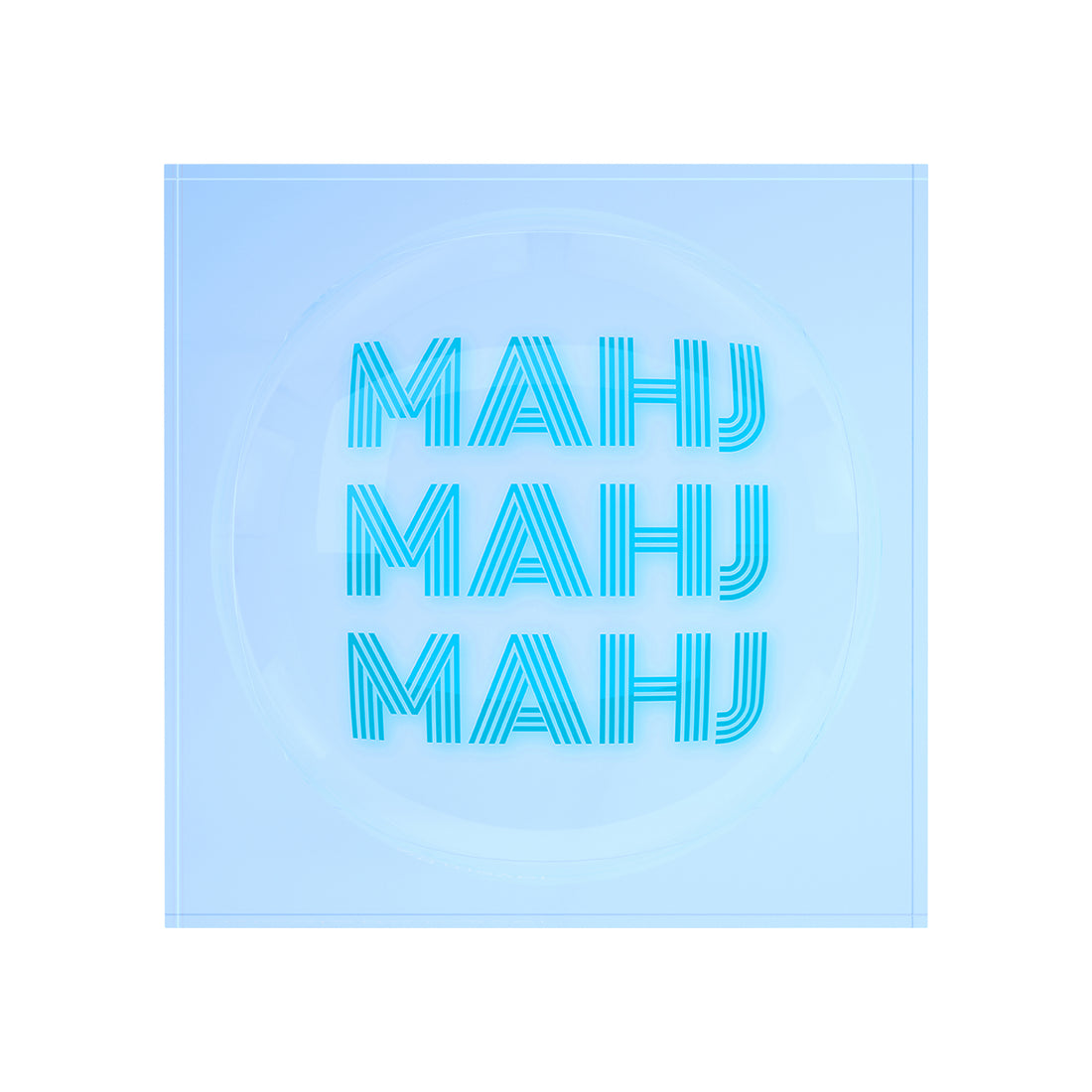 Mahj Mahj Mahj Blue Mahjong Candy Catchall Dish