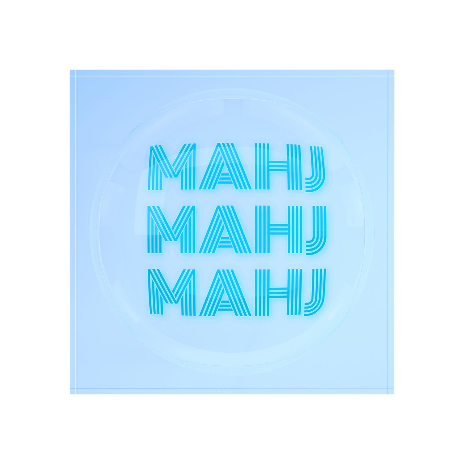 Mahj Mahj Mahj Blue Mahjong Candy Catchall Dish