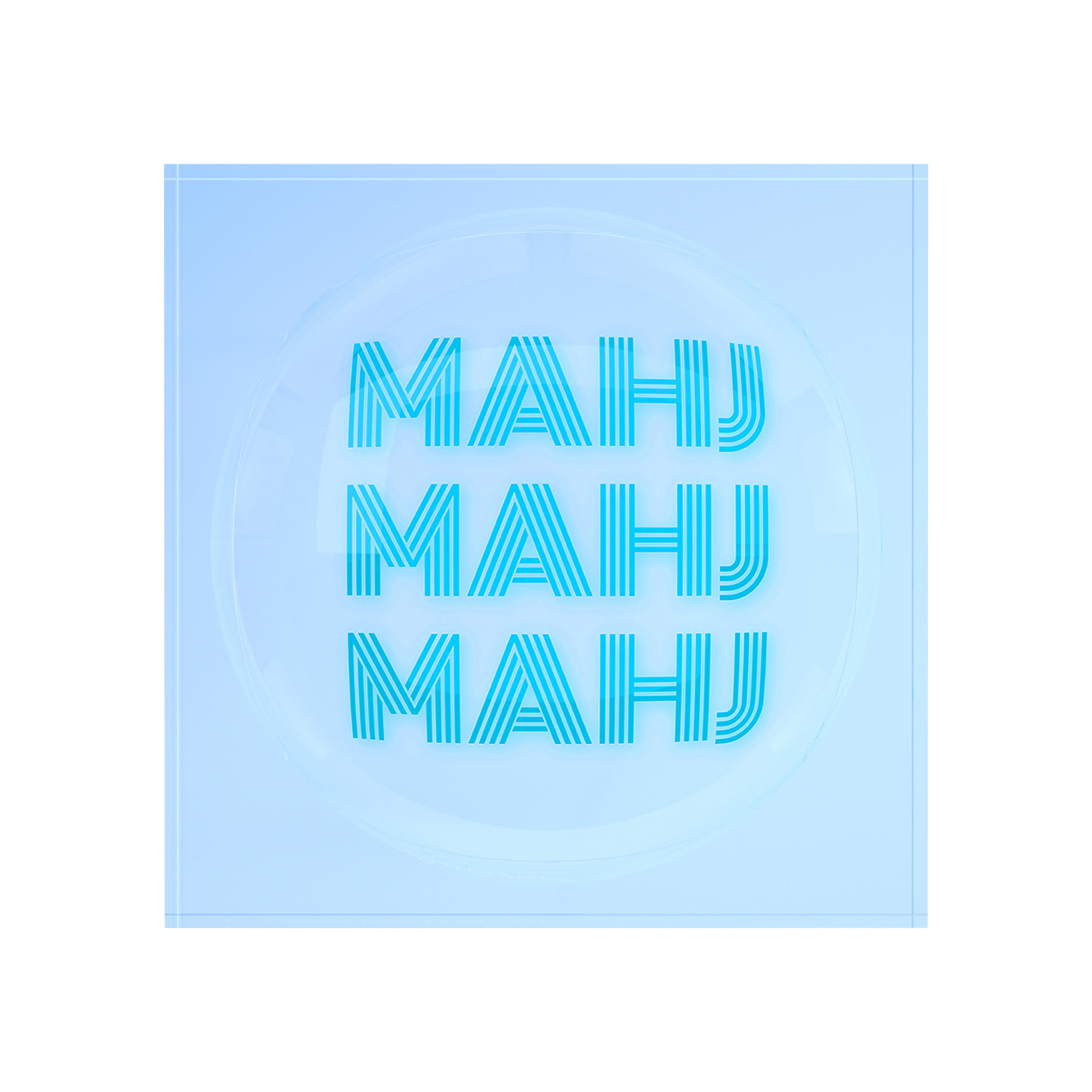 Mahj Mahj Mahj Blue Mahjong Candy Catchall Dish