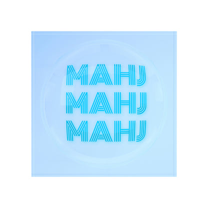 Mahj Mahj Mahj Blue Mahjong Candy Catchall Dish