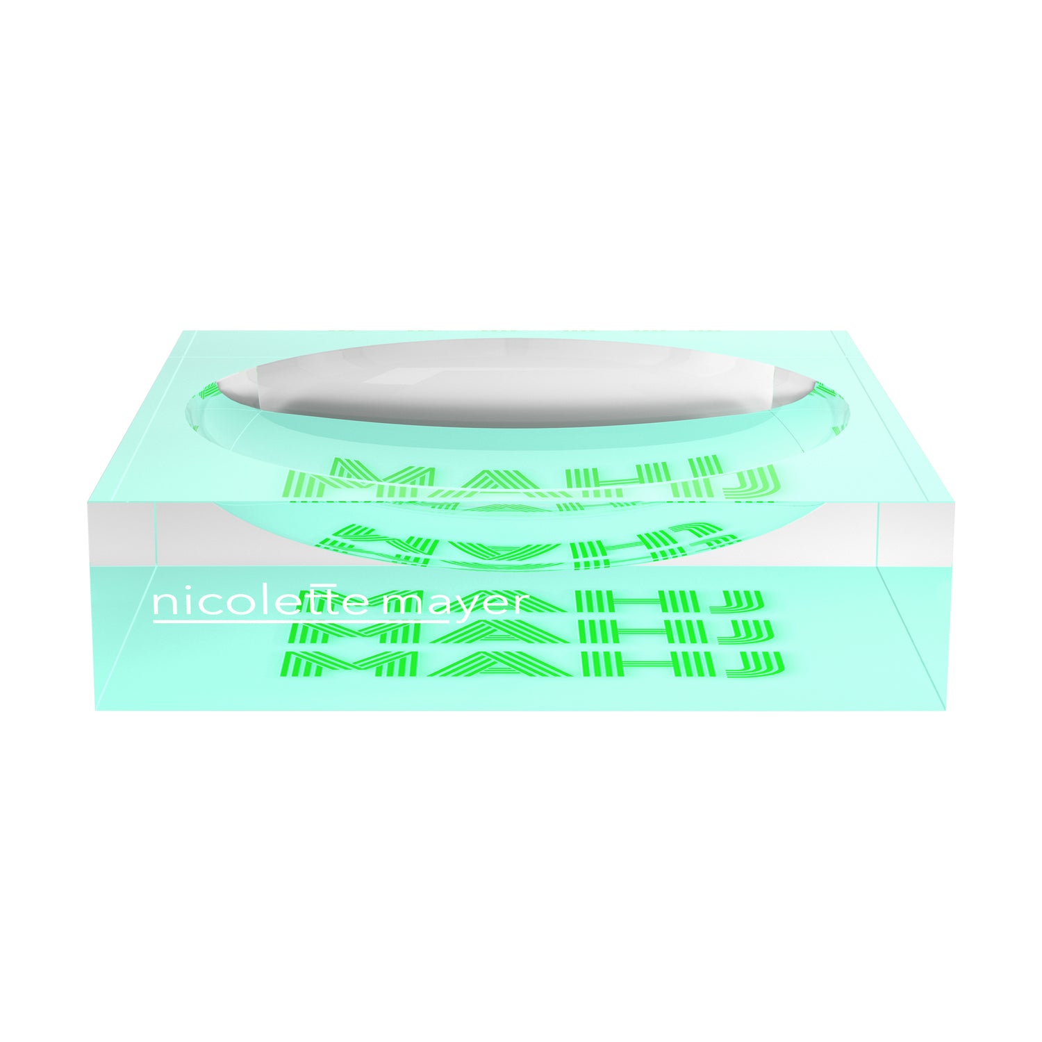 Mahj Mahj Mahj Green Mahjong Candy Catchall Dish