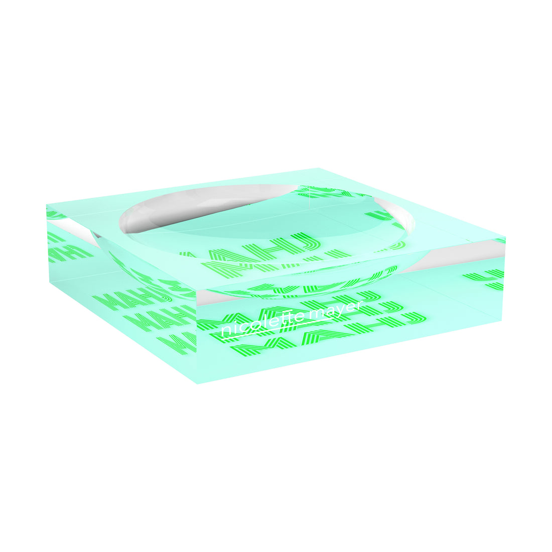 Mahj Mahj Mahj Green Mahjong Candy Catchall Dish