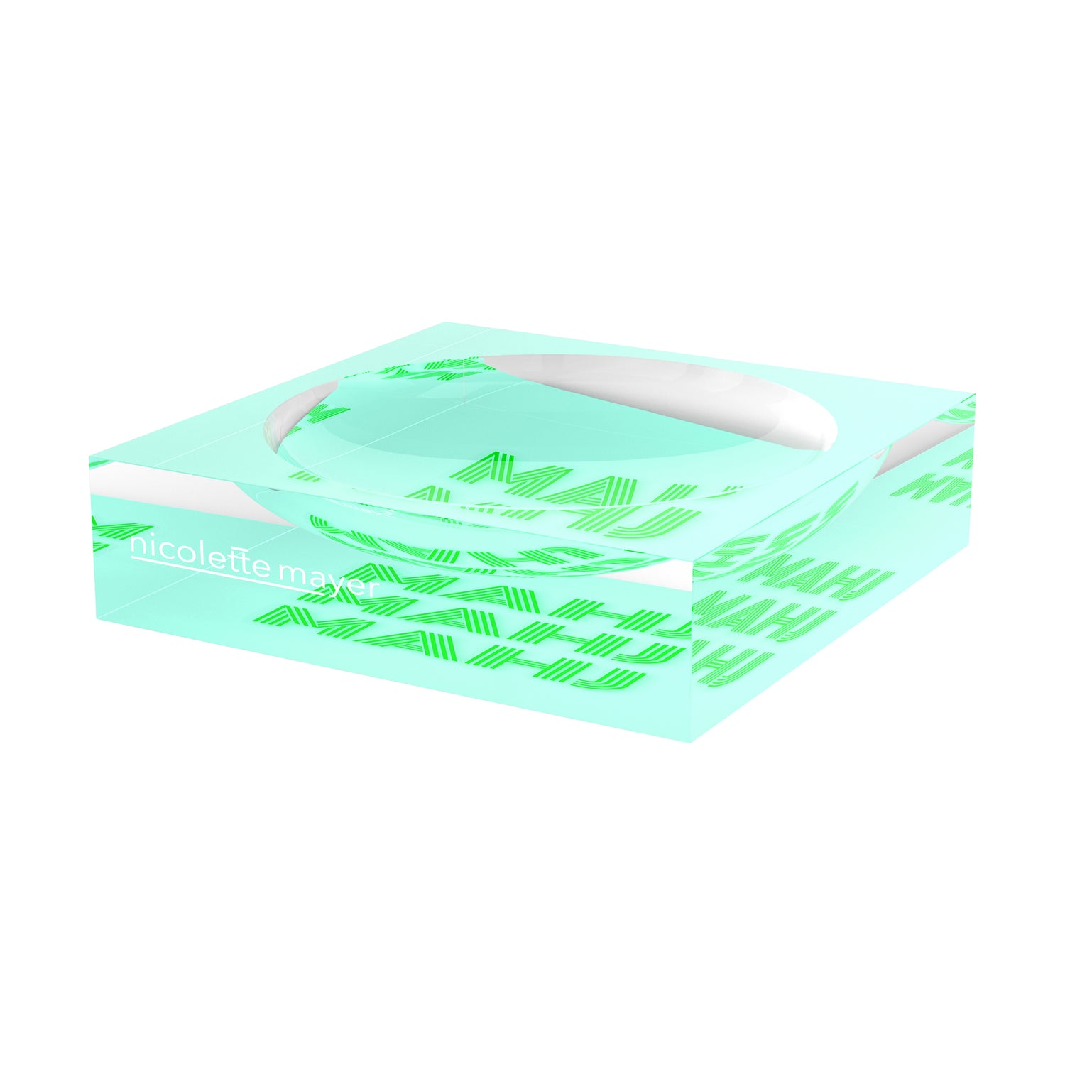 Mahj Mahj Mahj Green Mahjong Candy Catchall Dish