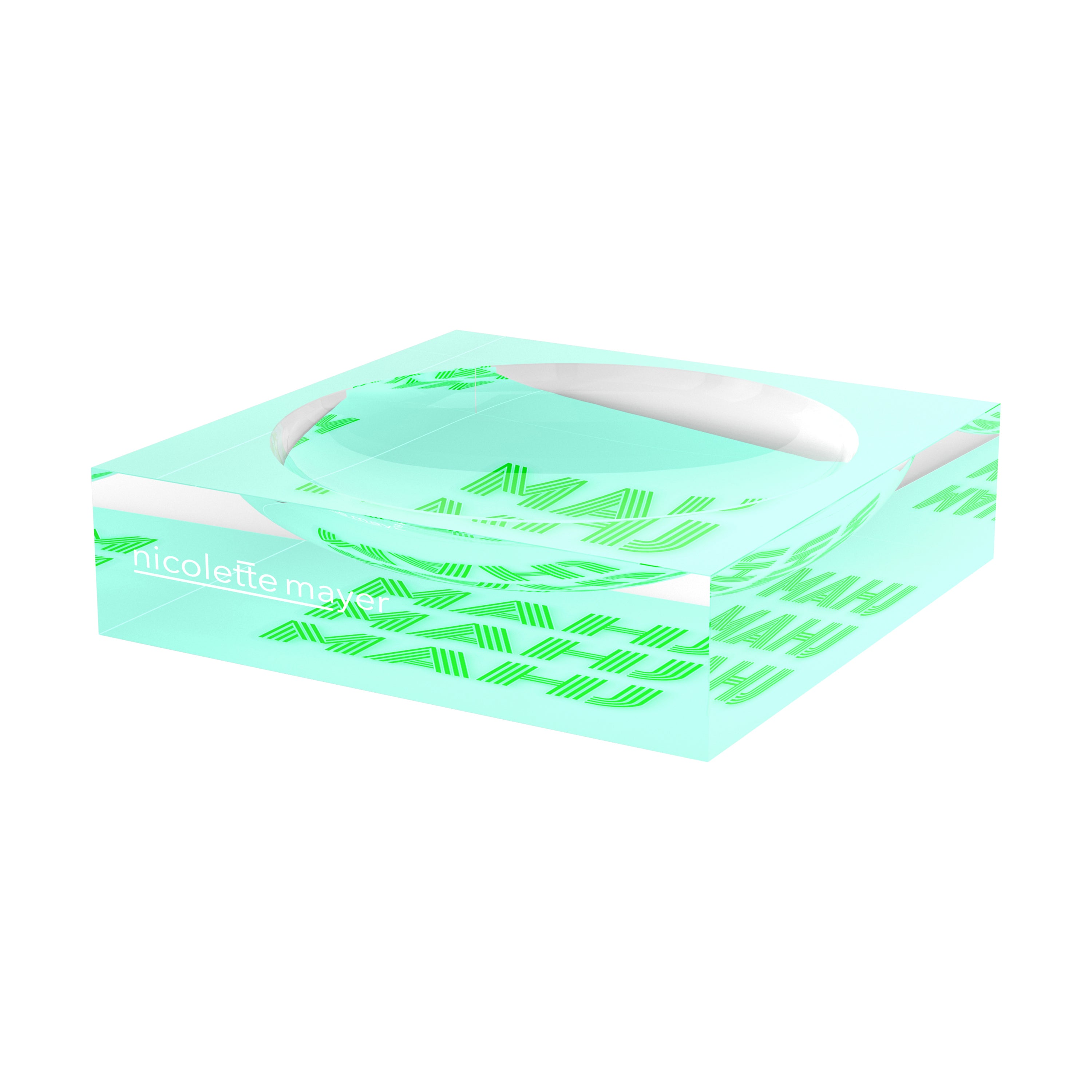 Mahj Mahj Mahj Green Mahjong Candy Catchall Dish