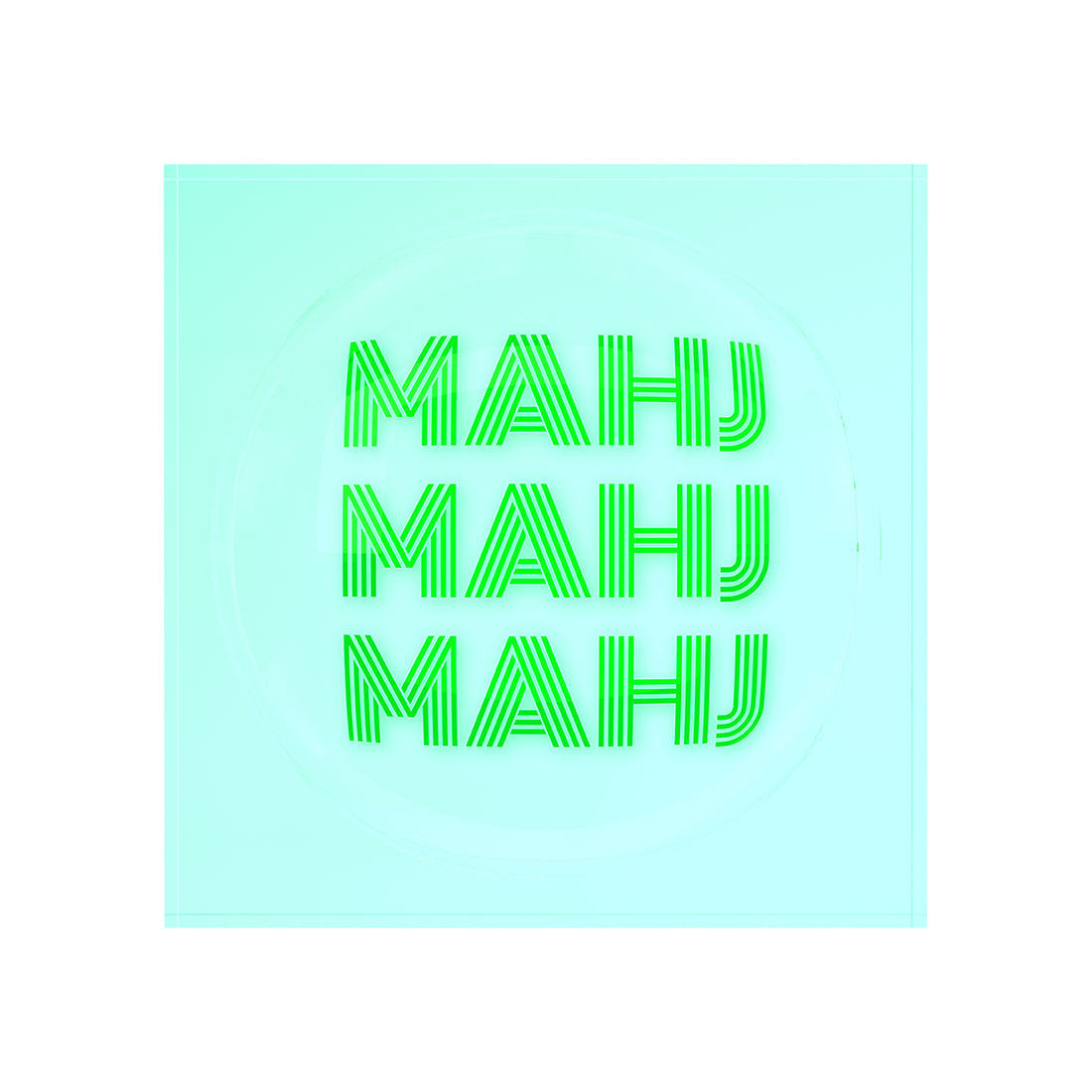 Mahj Mahj Mahj Green Mahjong Candy Catchall Dish