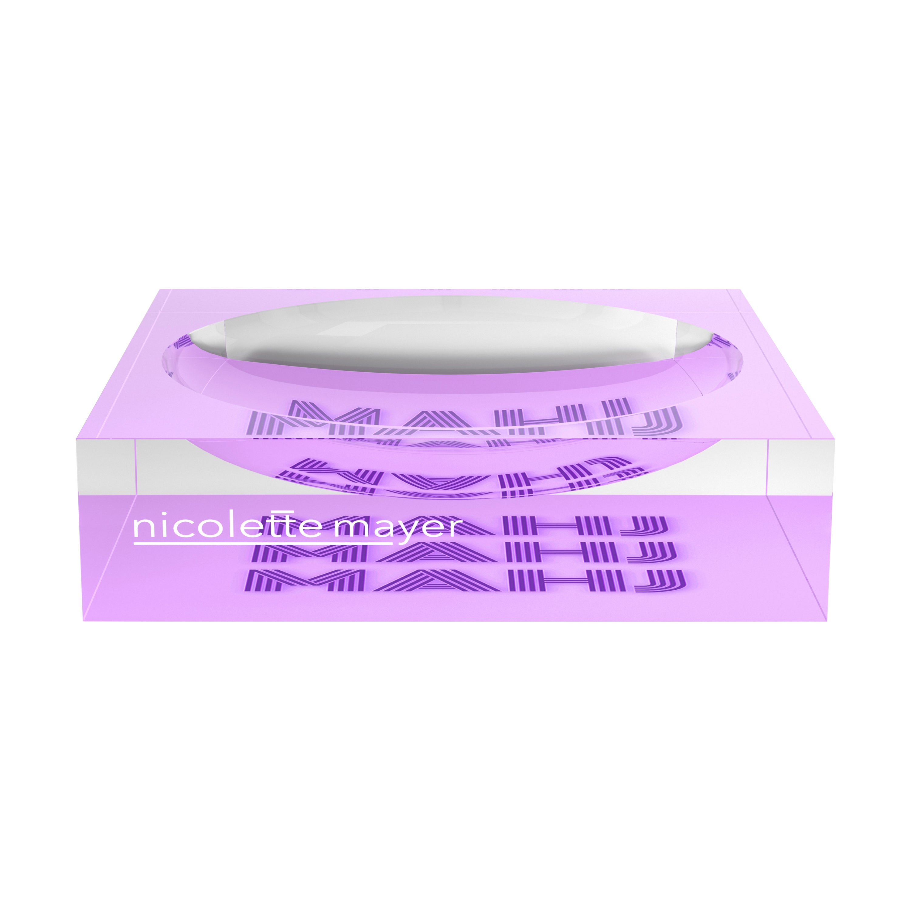 Mahj Mahj Mahj Lilac Mahjong Candy Catchall Dish