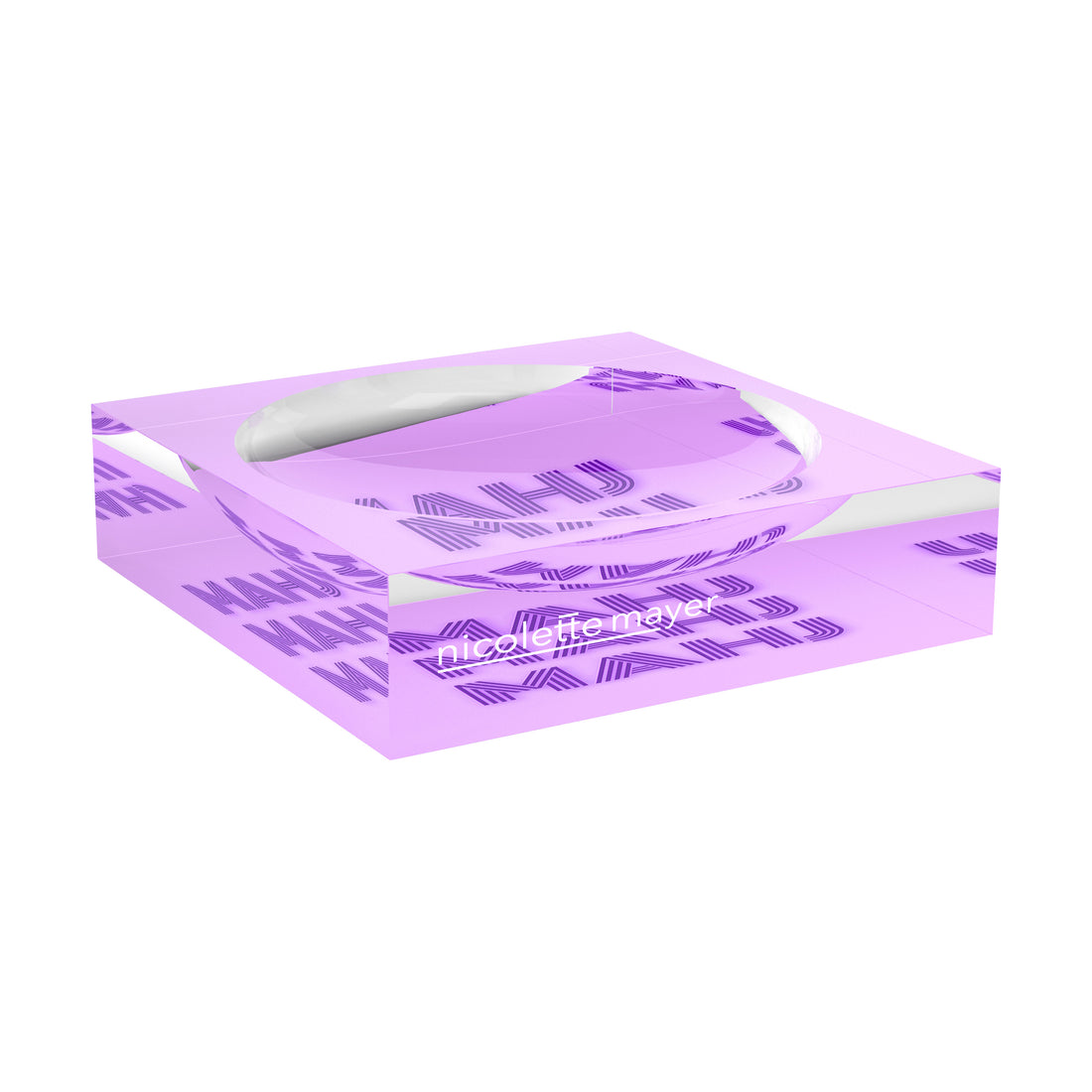 Mahj Mahj Mahj Lilac Mahjong Candy Catchall Dish