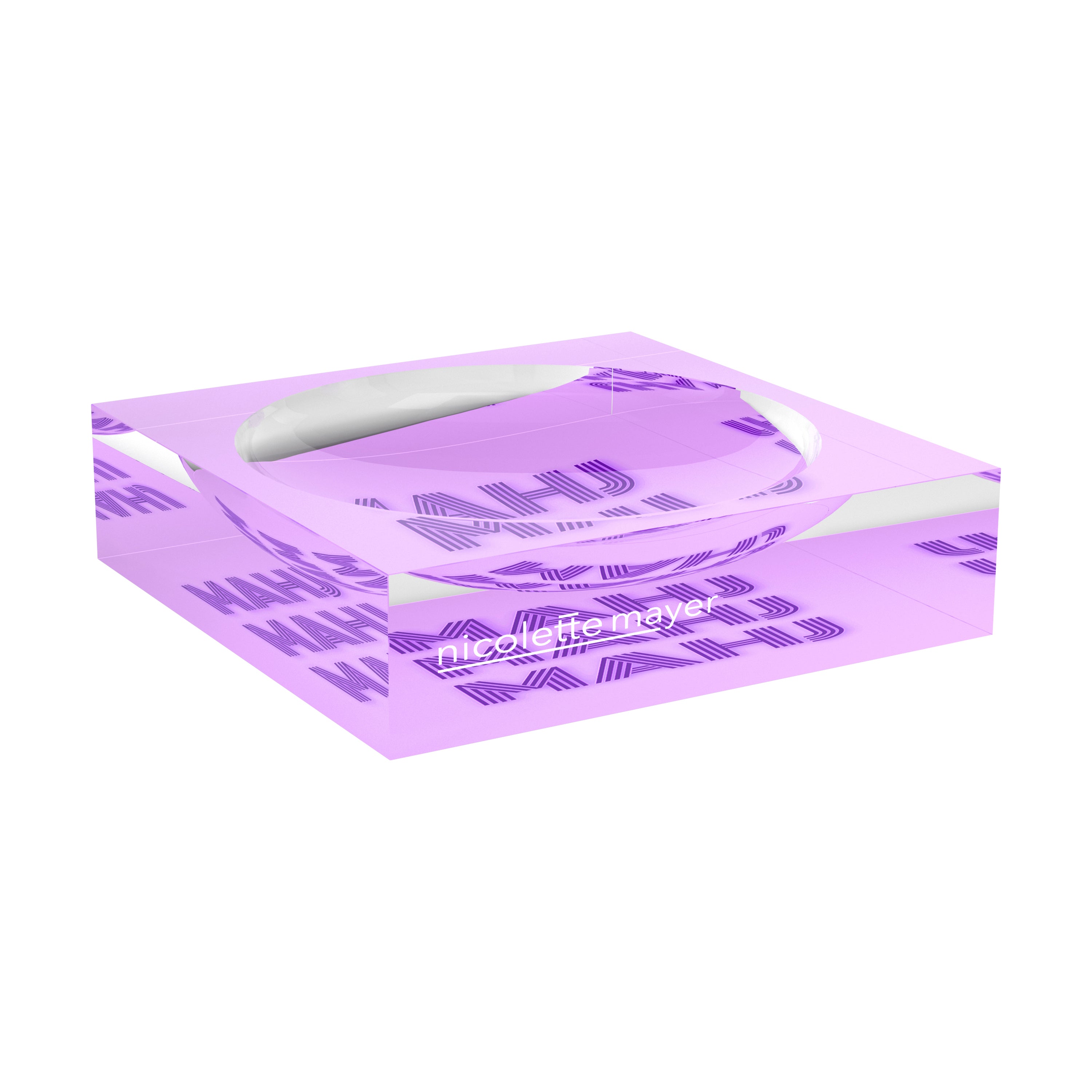 Mahj Mahj Mahj Lilac Mahjong Candy Catchall Dish