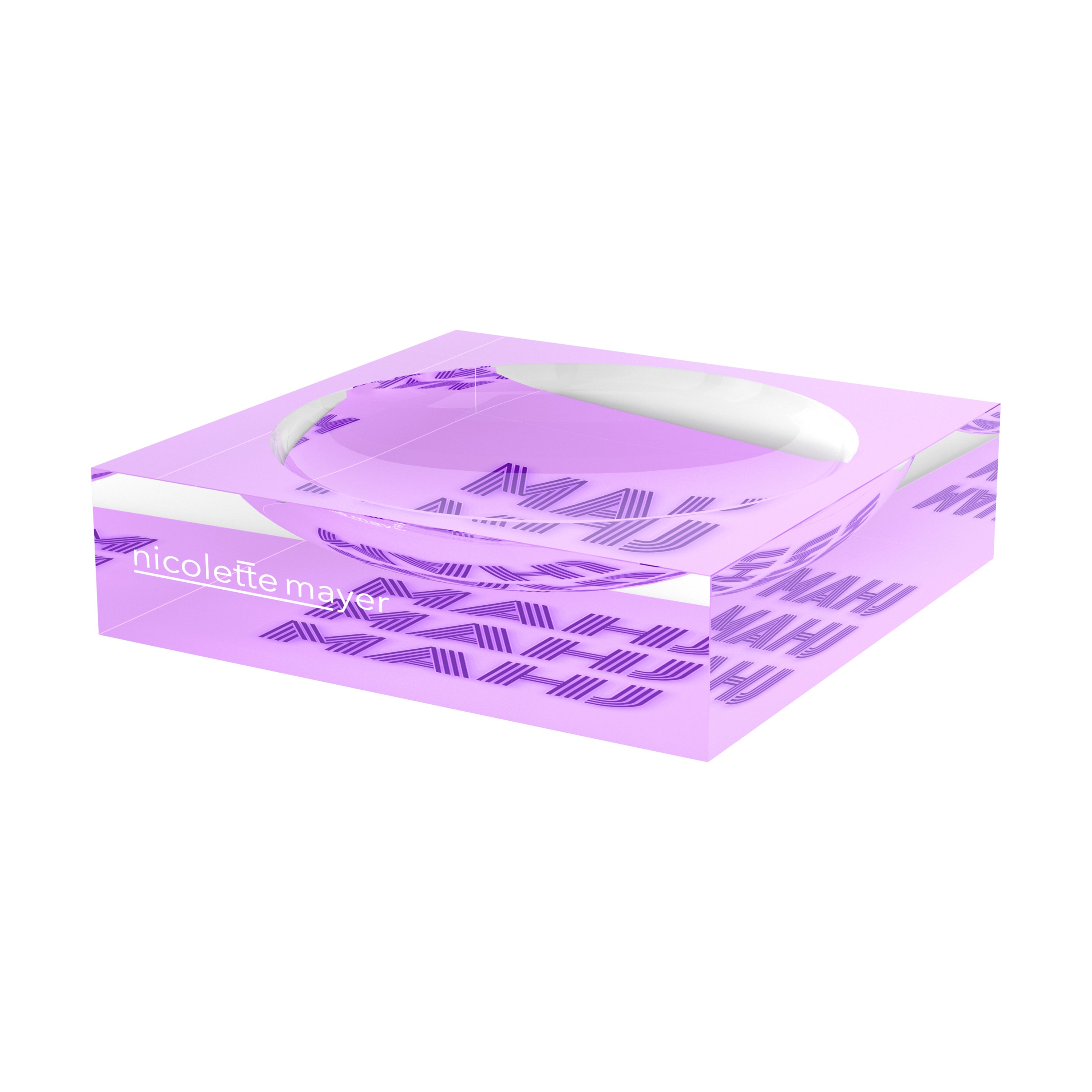 Mahj Mahj Mahj Lilac Mahjong Candy Catchall Dish