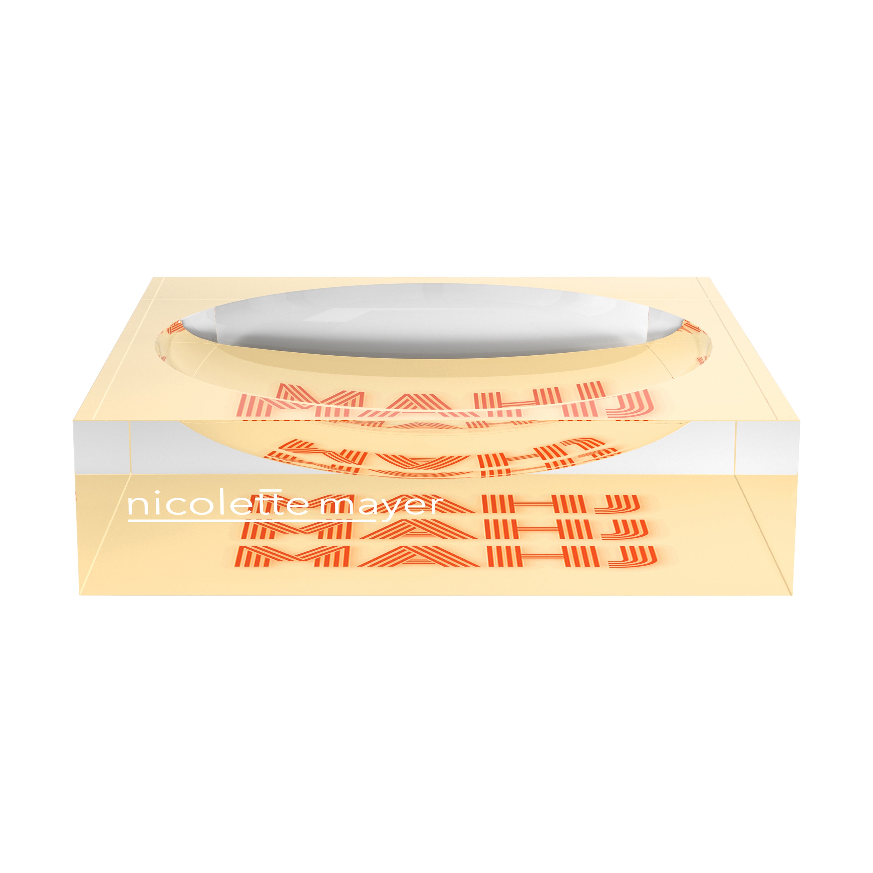 Mahj Mahj Mahj Orange Mahjong Candy Catchall Dish