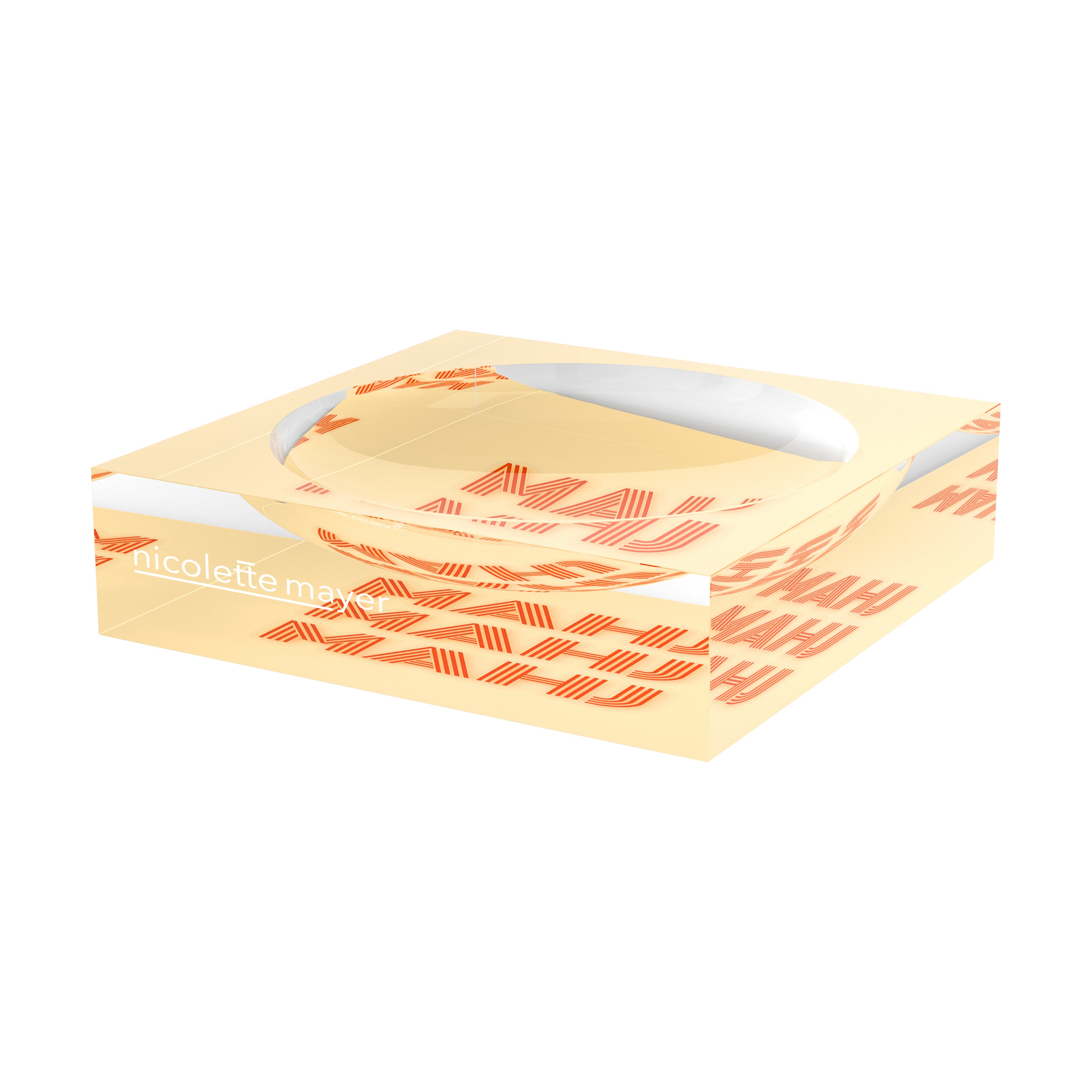 Mahj Mahj Mahj Orange Mahjong Candy Catchall Dish