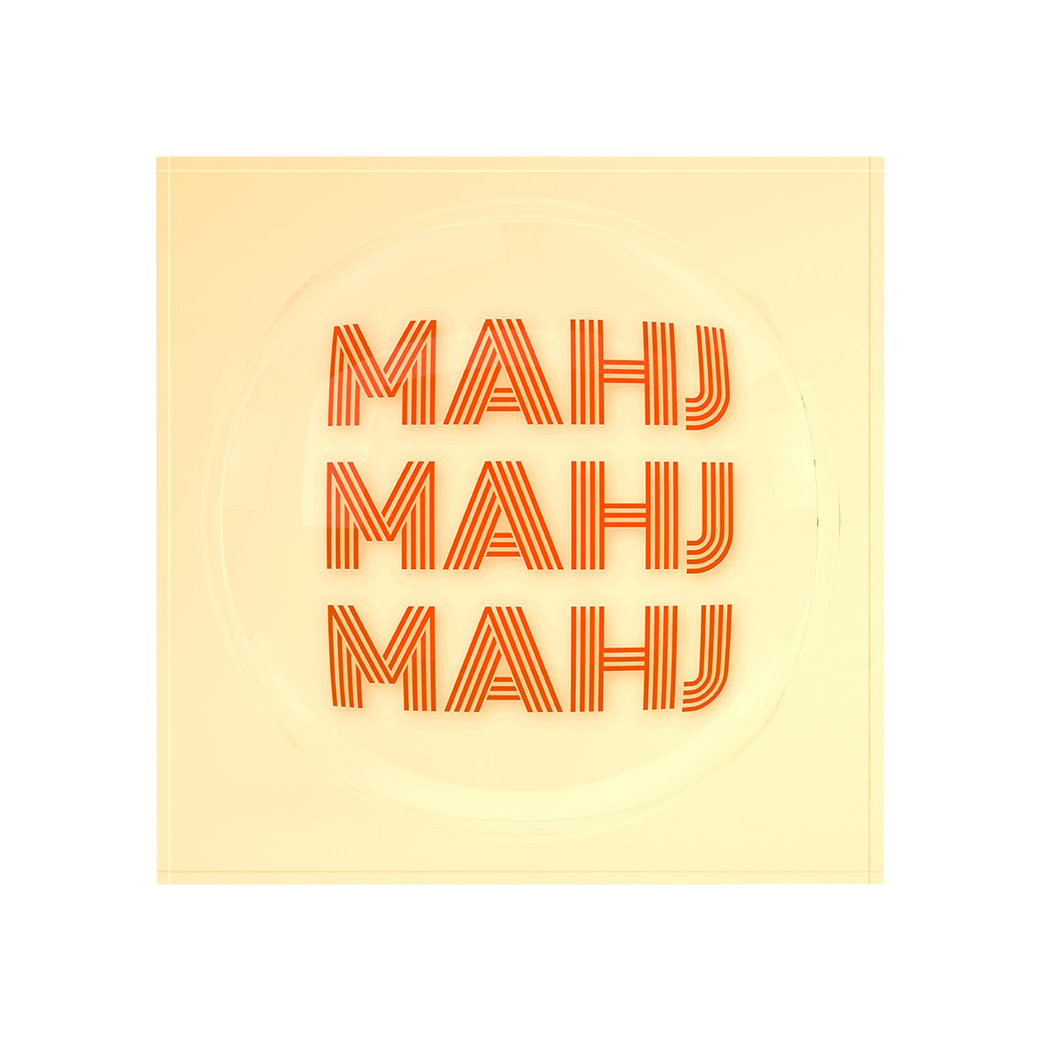 Mahj Mahj Mahj Orange Mahjong Candy Catchall Dish