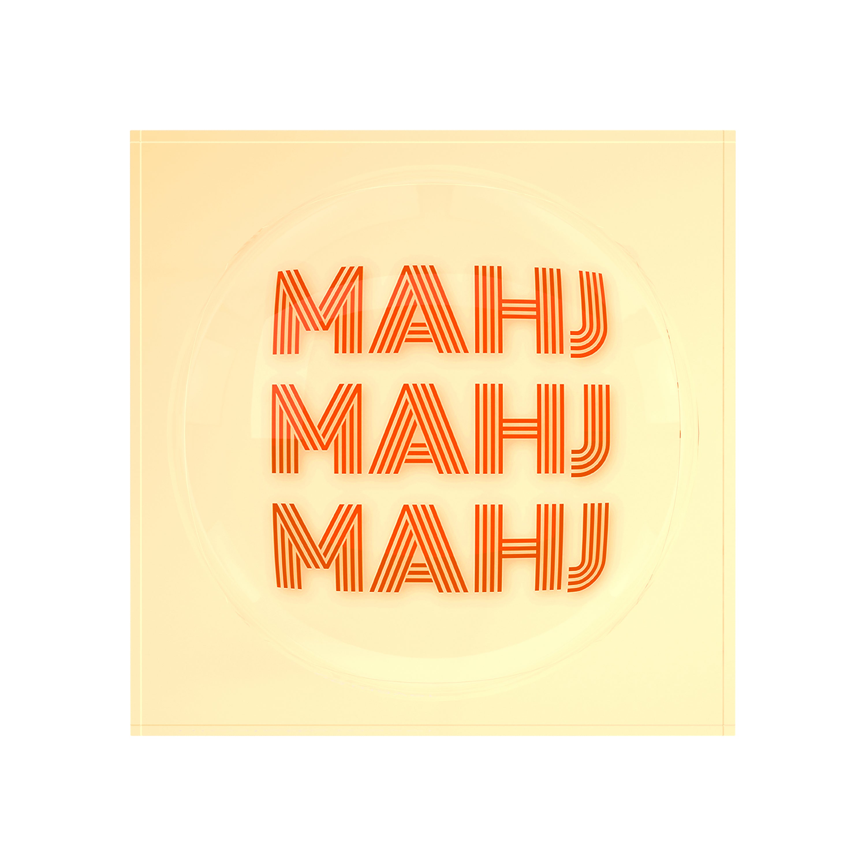 Mahj Mahj Mahj Orange Mahjong Candy Catchall Dish