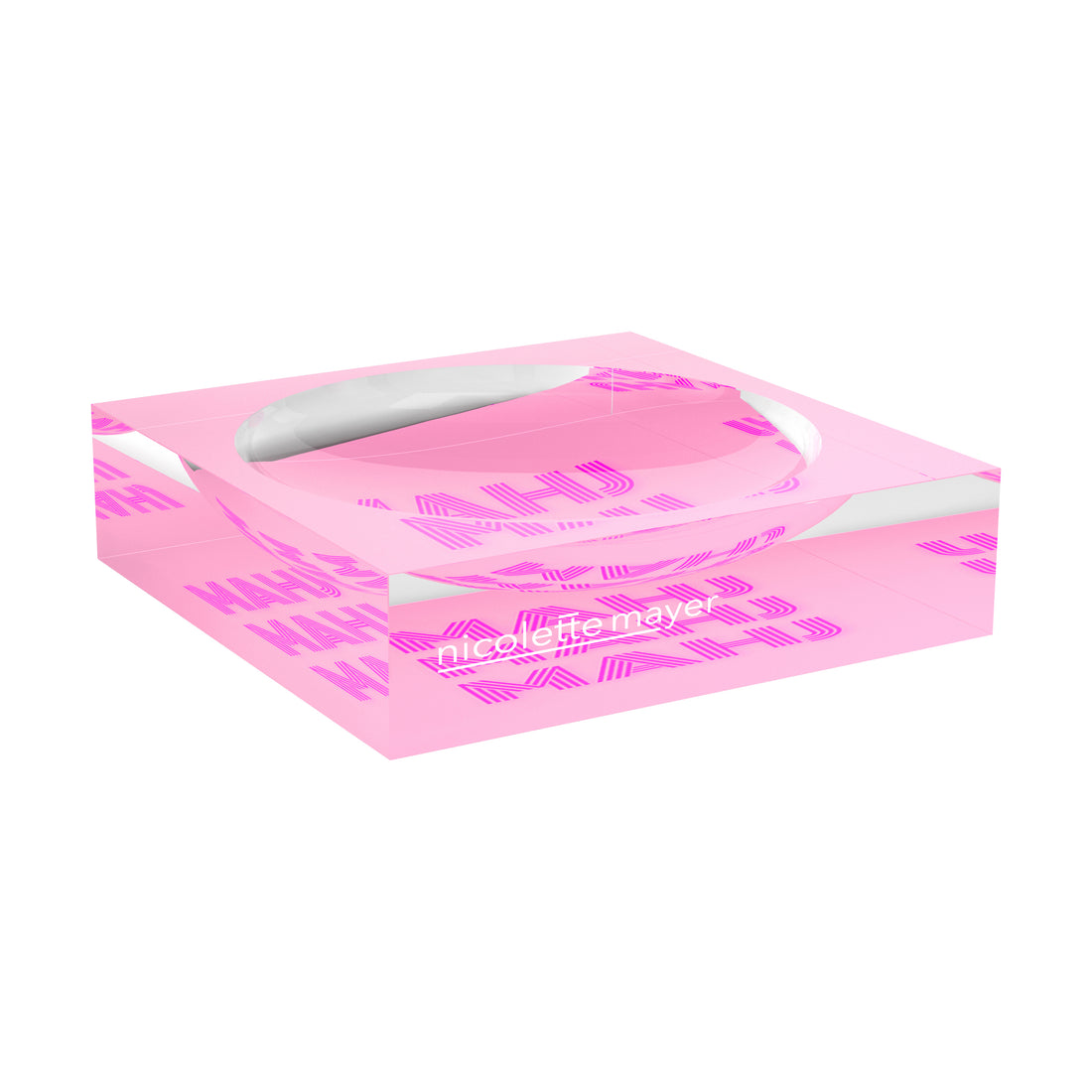Mahj Mahj Mahj Pink Mahjong Candy Catchall Dish