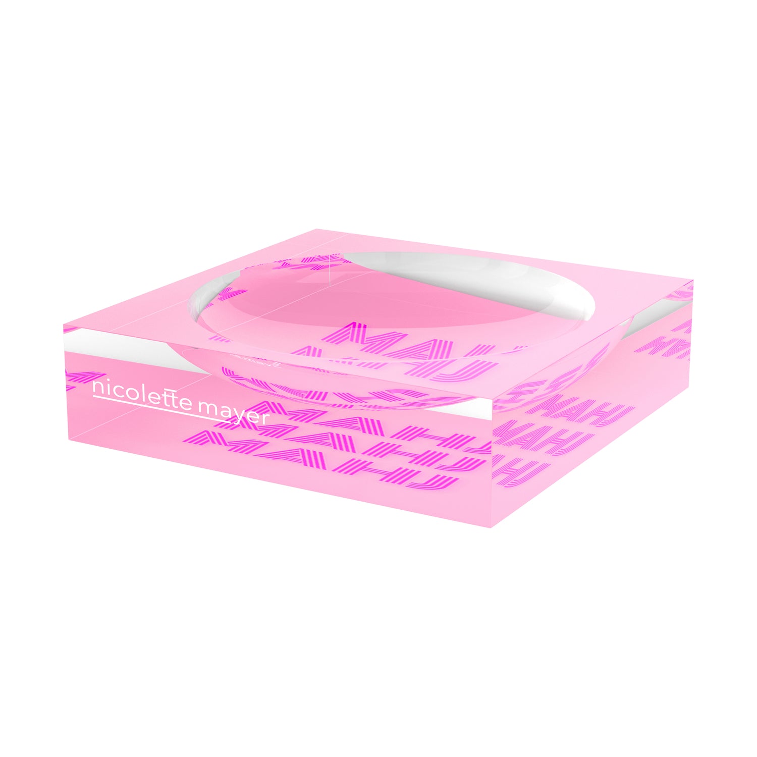 Mahj Mahj Mahj Pink Mahjong Candy Catchall Dish
