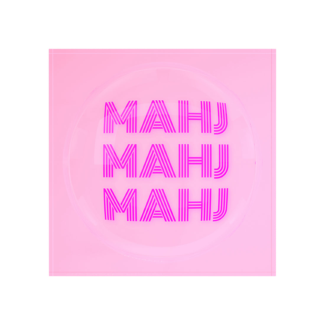 Mahj Mahj Mahj Pink Mahjong Candy Catchall Dish