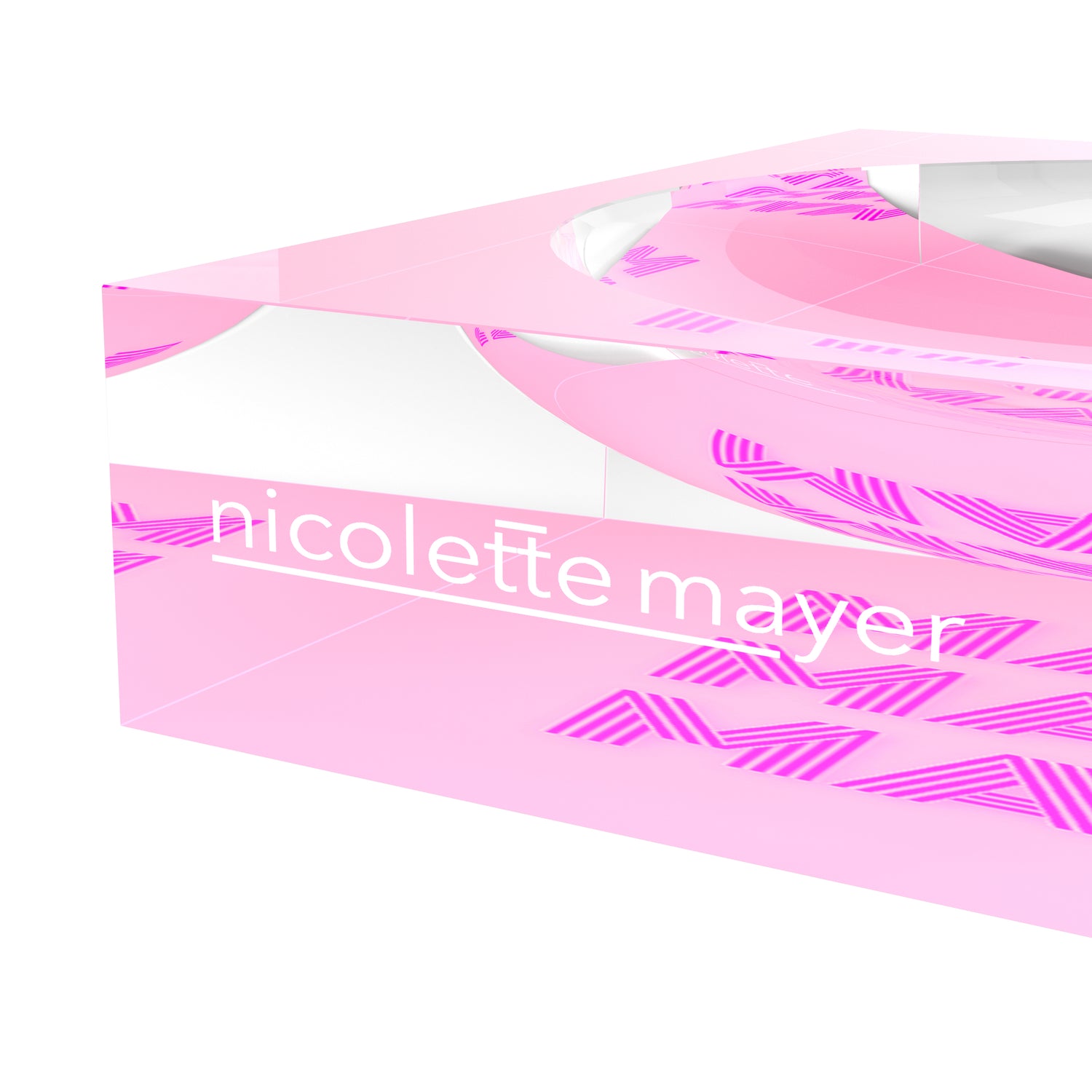 Mahj Mahj Mahj Pink Mahjong Candy Catchall Dish