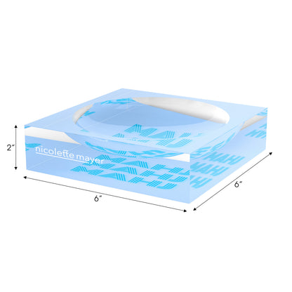 Mahj Mahj Mahj Blue Mahjong Candy Catchall Dish, 6 x 6 in. by Nicolette Mayer 