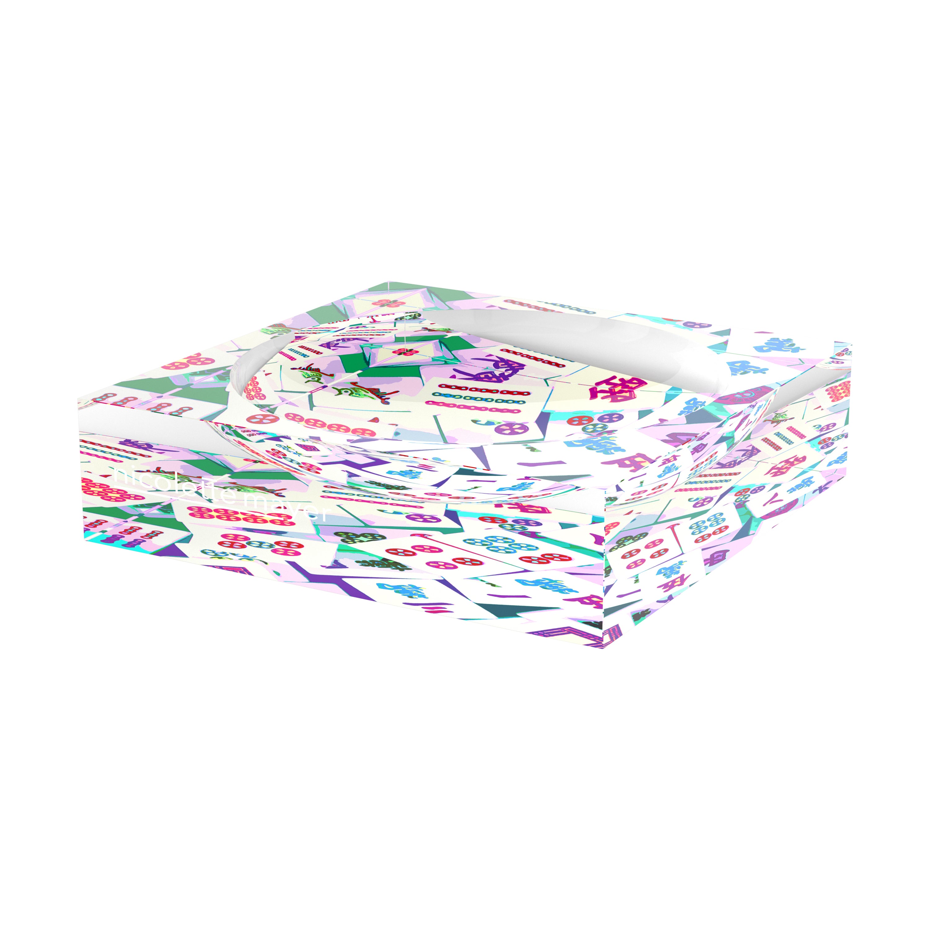 Mahjong Abstract Lively Candy Catchall Dish