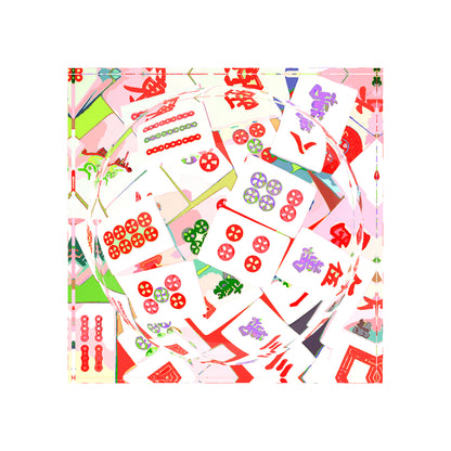 Mahjong Abstract Petal Candy Catchall Dish