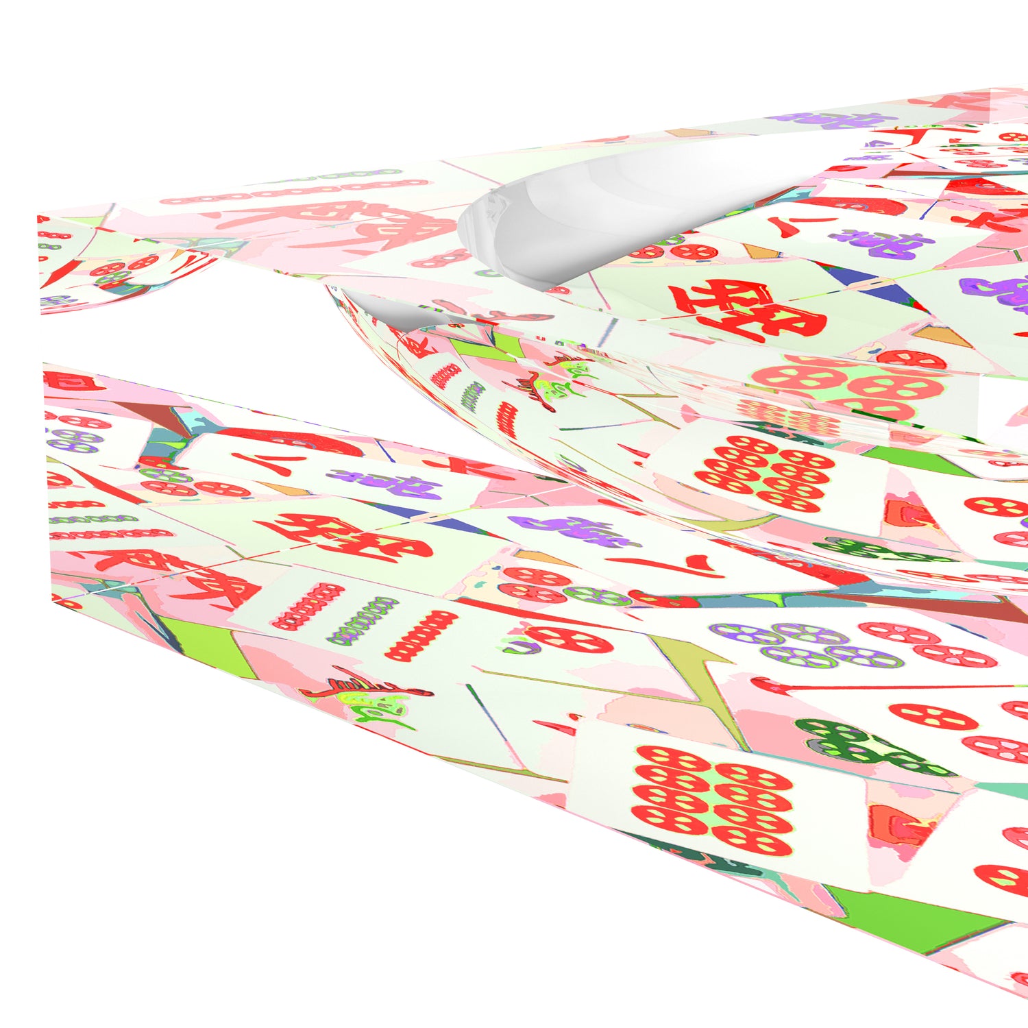 Mahjong Abstract Petal Candy Catchall Dish