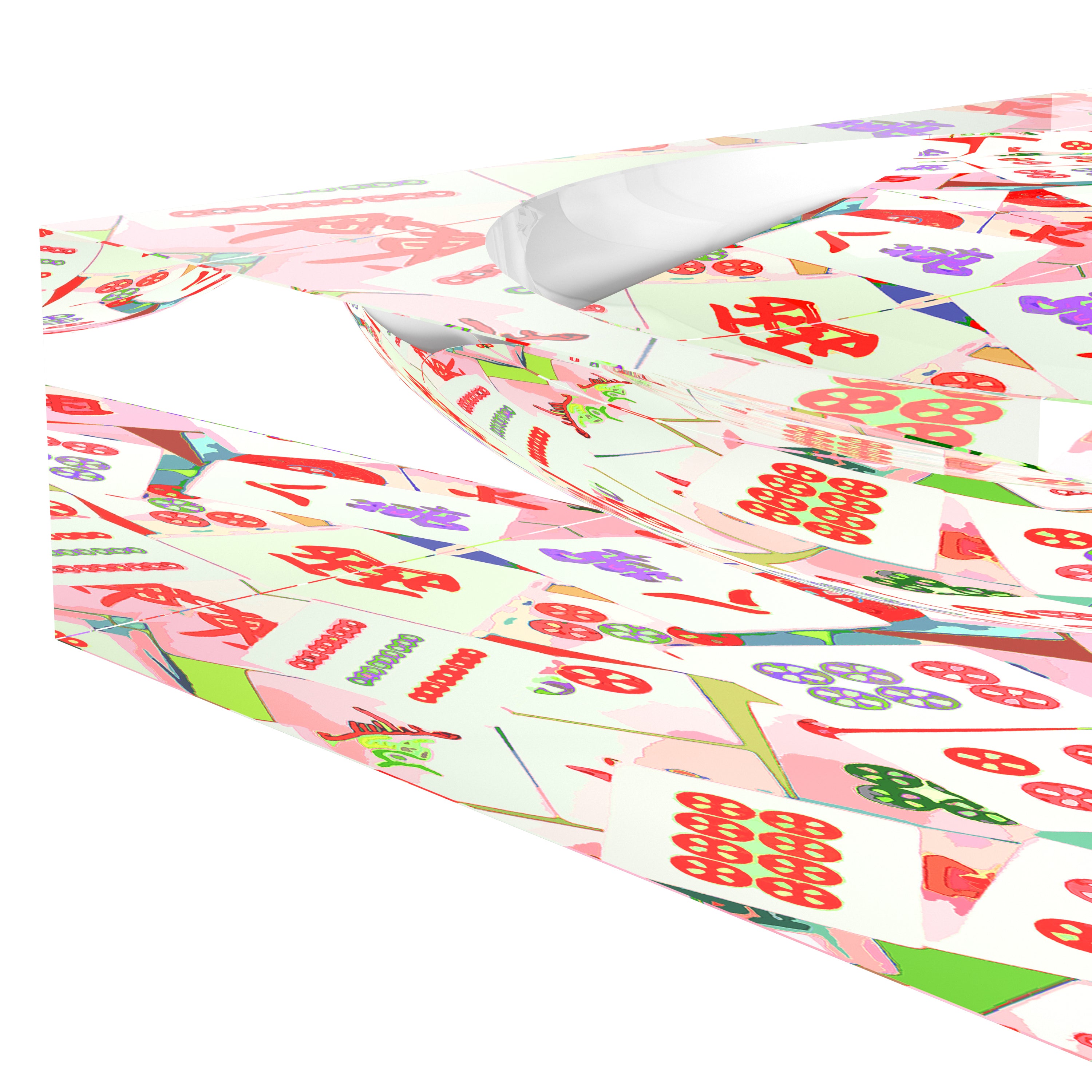 Mahjong Abstract Petal Candy Catchall Dish
