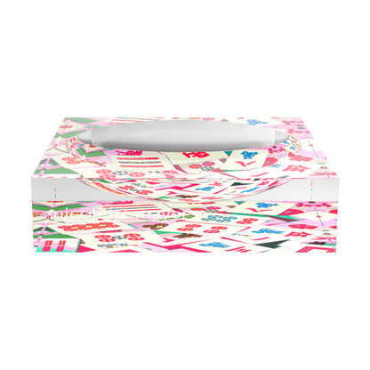 Mahjong Abstract Pinks Candy Catchall Dish