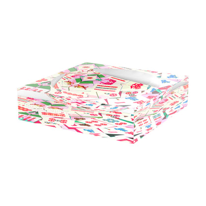 Mahjong Abstract Pinks Candy Catchall Dish