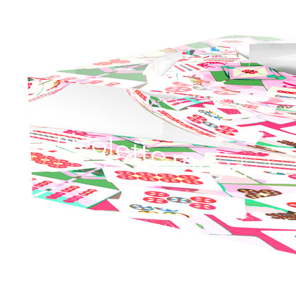 Mahjong Abstract Pinks Candy Catchall Dish
