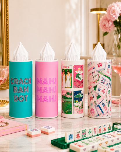 Mahjong Tissue Boxes - Set of 4