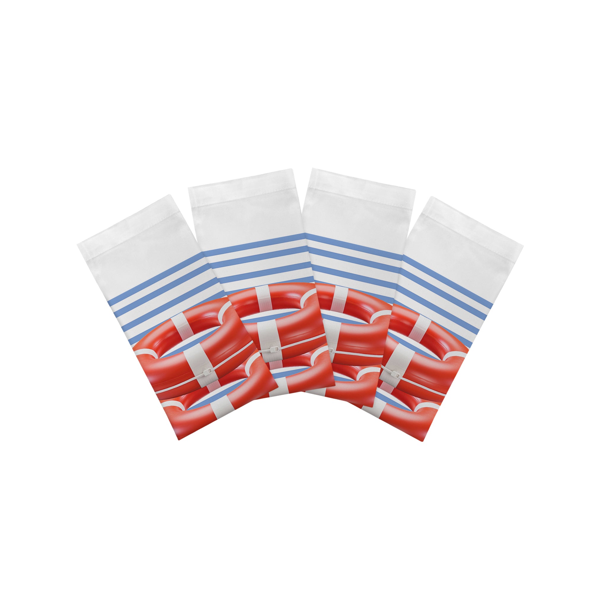 Marine Safety Bouy Ring 22" Dinner Napkins- nicolettemayer.com
