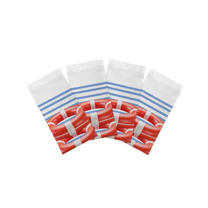 Marine Safety Bouy Ring 22" Dinner Napkins- nicolettemayer.com
