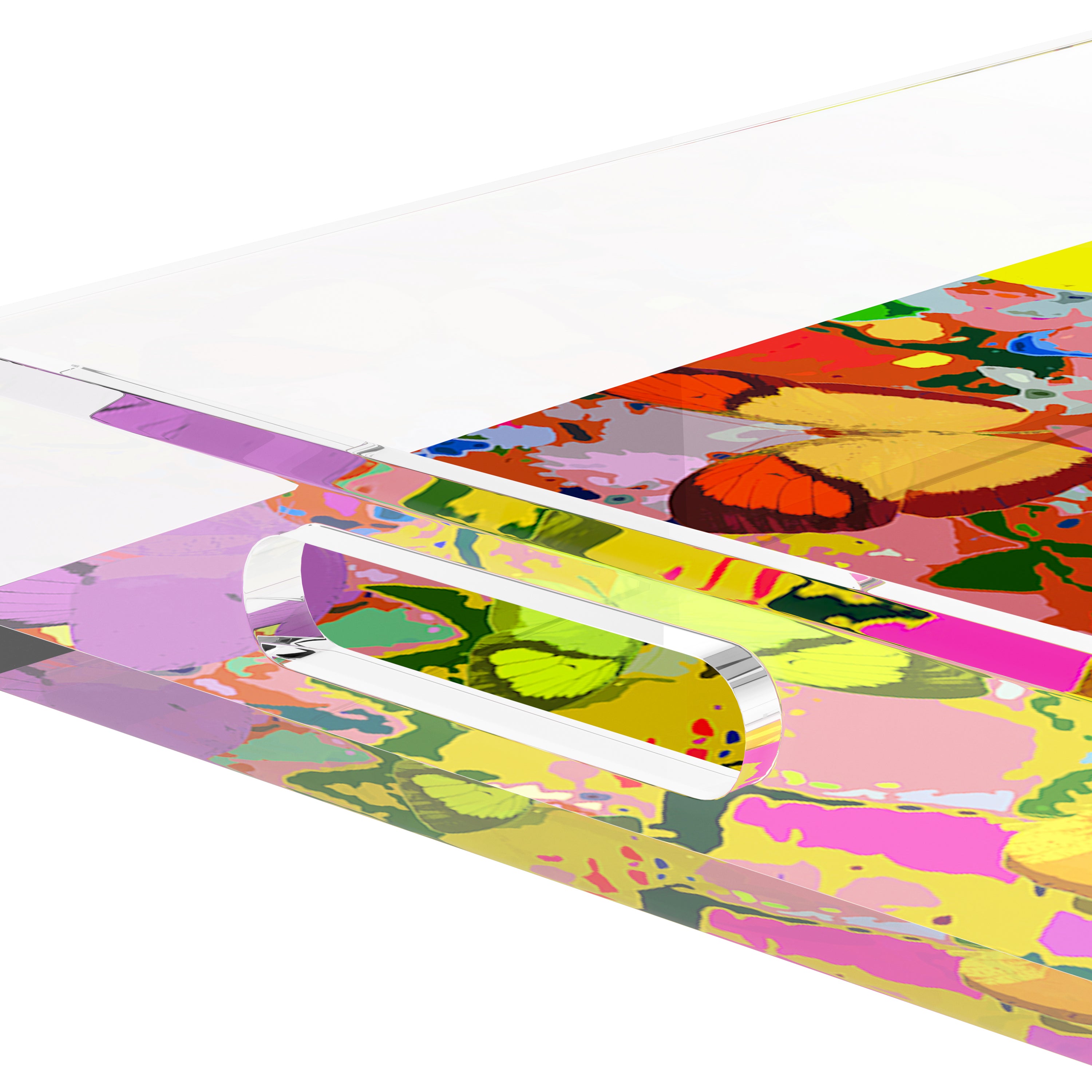 Mariposa Pop 12.5X7.75 Acrylic Tray - nicolettemayer.com
