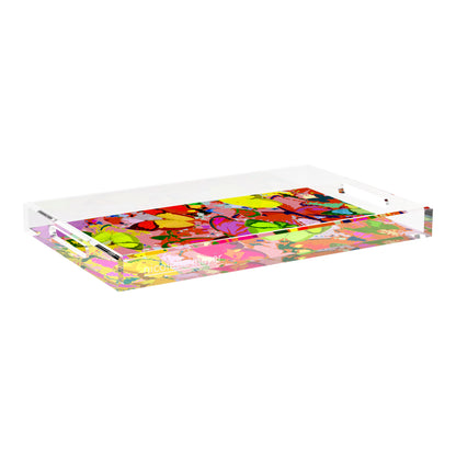 Mariposa Pop 22.5X14.5 Acrylic Tray - nicolettemayer.com
