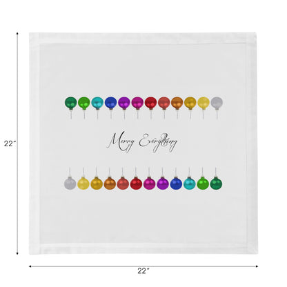 Merry Everything Cotton Sateen Dinner Napkins