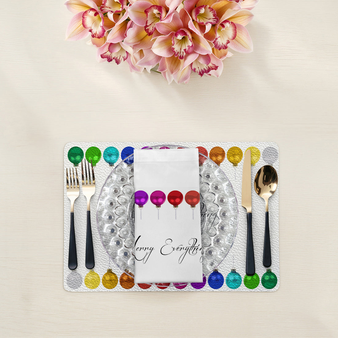 Merry Everything Cotton Sateen Dinner Napkins