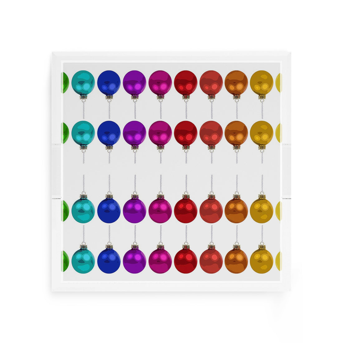 Merry Everything No Writing 12X12 Acrylic Tray - nicolettemayer.com
