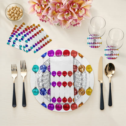 Merry Everything No Writing II Cotton Sateen Dinner Napkins