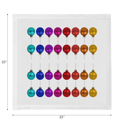 Merry Everything No Writing II Cotton Sateen Dinner Napkins