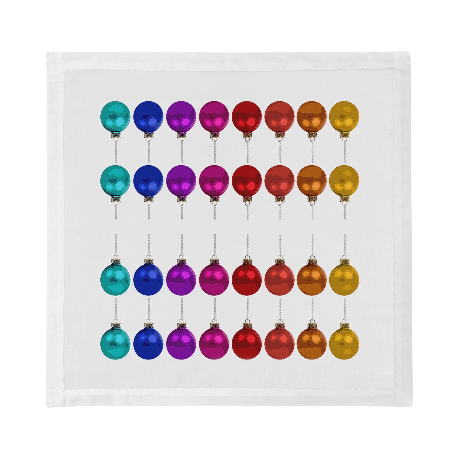 Merry Everything No Writing II Cotton Sateen Dinner Napkins