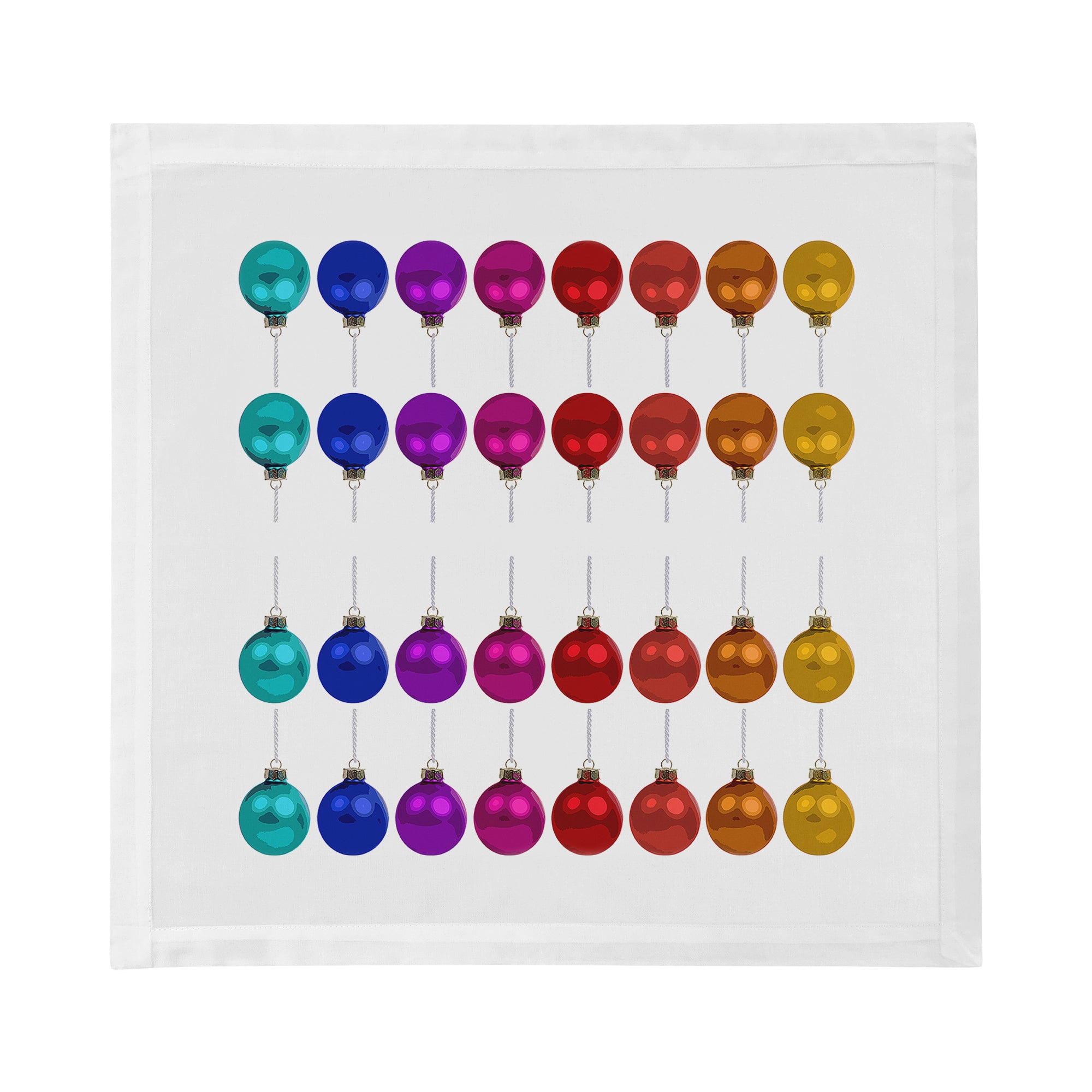 Merry Everything No Writing II Cotton Sateen Dinner Napkins