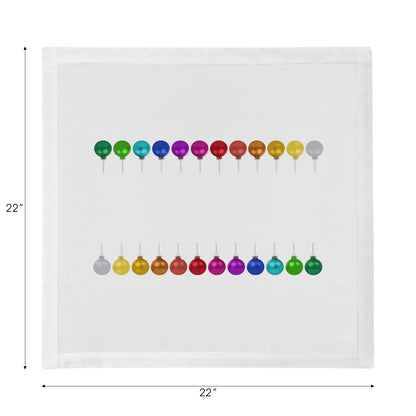 Merry Everything No Writing I Cotton Sateen Dinner Napkins